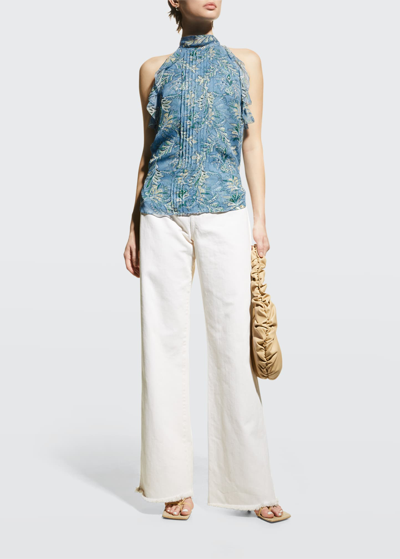 VERONICA BEARD JEANS TAYLOR HIGH-RISE WIDE-LEG JEANS