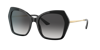 Dolce & Gabbana Butterfly Sunglasses, 56mm In Grey Gradient