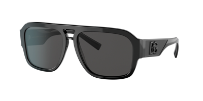 Dolce & Gabbana Dolce&gabbana Man Sunglasses Dg4403 In Dark Grey