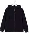 C.p. Company Goggle-hood Zip-up Jacket In Blau