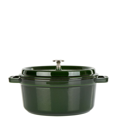 Staub Green Round Casserole Dish (24cm)