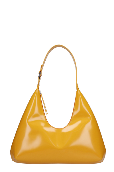 By Far Shoulder Bag In Orange Leather