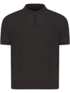 Malo Fine-knit Cotton Polo Shirt In Brown