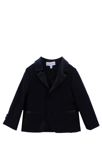 Emporio Armani Babies' Wool Jacket