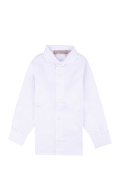 La Stupenderia Kids' Cotton Shirt In White