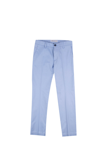 Manuel Ritz Kids' Cotton Pants In Gnawed Blue