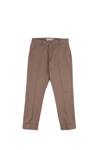 Manuel Ritz Cotton Pants In Brown