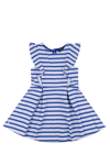 Polo Ralph Lauren Striped Sleeveless Dress In Blue