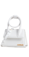 Jacquemus Le Chiquito Noeud Bag White One Size
