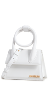 Jacquemus Le Chiquito Moyen Shoulder Bag In White
