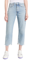 AGOLDE 90S CROP MID RISE STRAIGHT JEANS NERVE