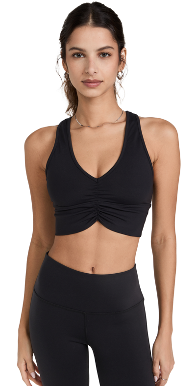 Alo Yoga Wild Thing Low-impact Sports Bra In Black