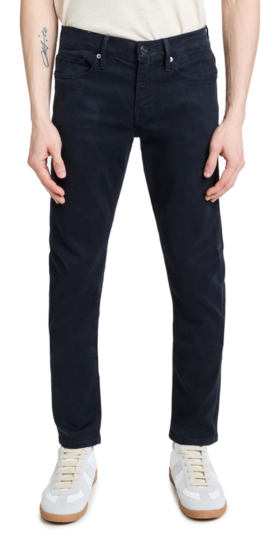 Frame L'homme Slim-fit Stretch-lyocell Trousers In Navy