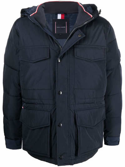 Tommy Hilfiger Airfield Padded Jacket In Blue