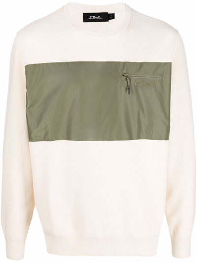 Polo Ralph Lauren Long-sleeve Full-zip Jumper In Neutrals
