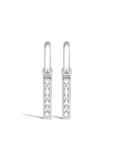 Pragnell 18kt White Gold Rockchic Diamond Earrings