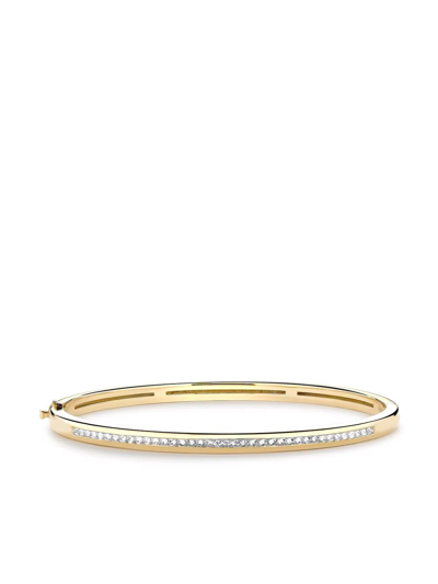 Pragnell 18kt Yellow Gold Rockchic Diamond Bangle