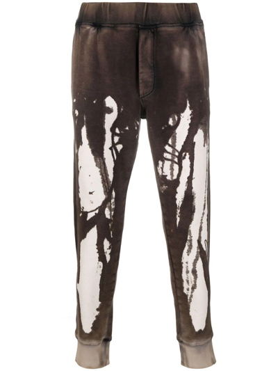 Dsquared2 Bleached Tapered Trousers In Beige
