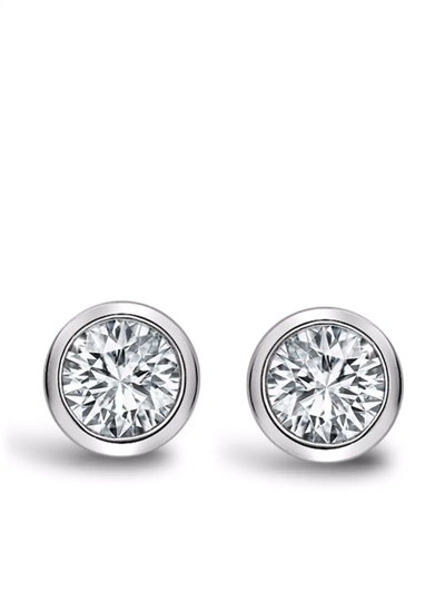 Pragnell 18kt White Gold Sundance Diamond Earrings In Silver