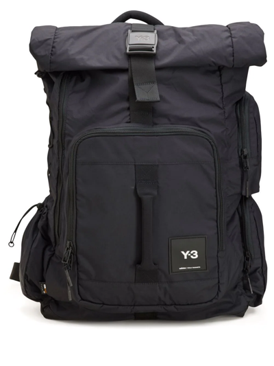 Y-3 Utility Roll-top Backpack In Black | ModeSens