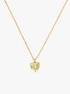 Kate Spade My Love August Heart Pendant In Peridot