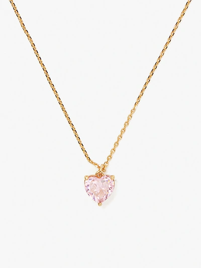 Kate Spade My Love October Heart Pendant In Rose