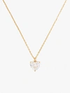 Kate Spade My Love Cubic Zirconia Heart Pendant Necklace In Clear/gold