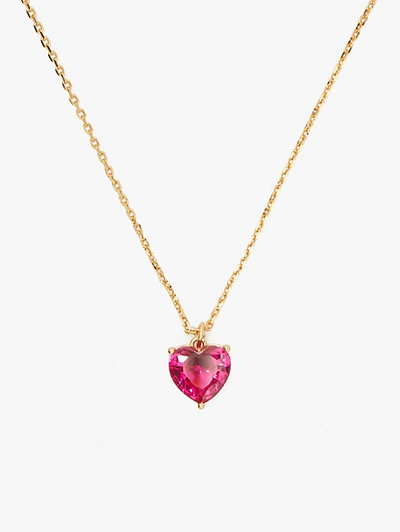 Kate Spade My Love July Heart Pendant In Ruby