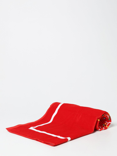 Moschino Kid Beach Towel Baby  Kids Color Red