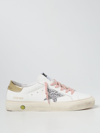 GOLDEN GOOSE MAY GOLDEN GOOSE LEATHER SNEAKERS,353392001