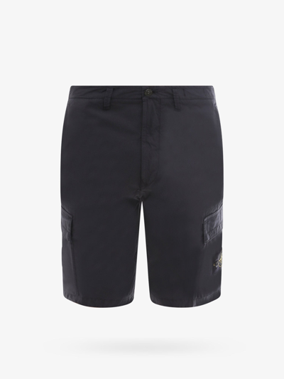 Stone Island Bermuda Shorts In Blue