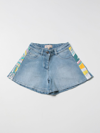 Pucci Kids' Denim Shorts Girl