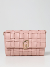 Liu •jo Bag In Woven Synthetic Leather In Blush Pink