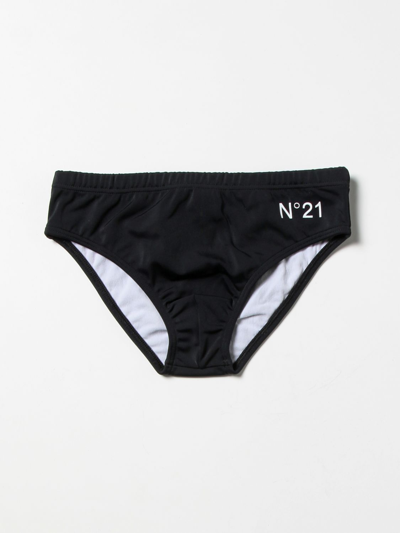 N°21 Swimsuit N° 21 Kids Color Black In Nero