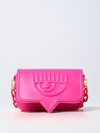 Chiara Ferragni Eyelike  Bag In Synthetic Leather In Fuchsia