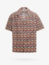 Valentino Optical Print Shirt In Green