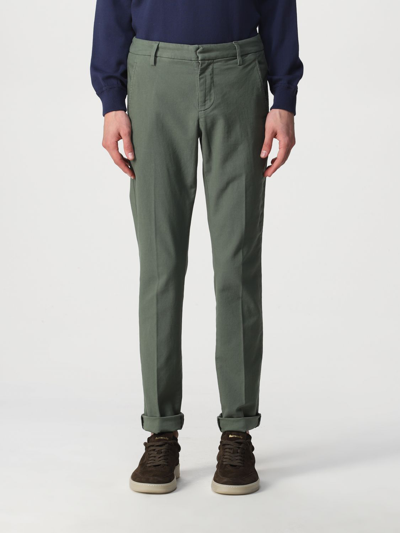 Dondup Gaubert  Trousers In Stretch Cotton In Military