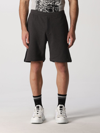 Alexander Mcqueen Cotton Shorts In Charcoal