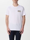 Ea7 Man T-shirt White Size 3xl Cotton In White