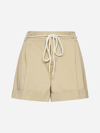 TWINSET COTTON AND LINEN SHORTS