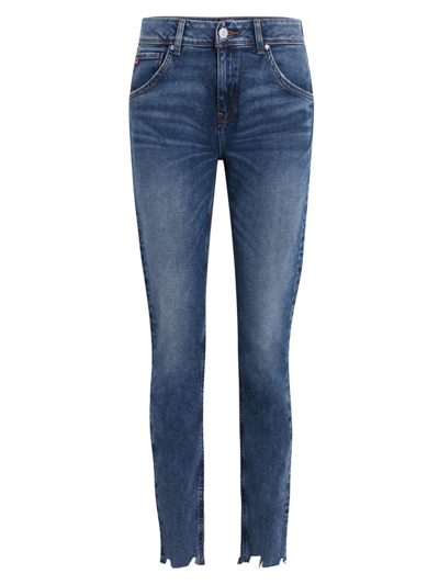 Hudson Collin High-rise Skinny Jeans In Blue