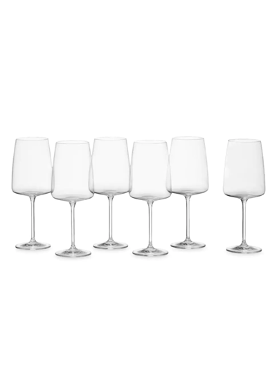 Fortessa Sensa Schott Zwiesel 6-piece Bordeaux Glass Set In Clear