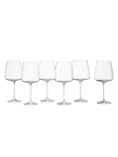 Fortessa Sensa Schott Zwiesel 6-piece Burgundy Glass Set In Clear