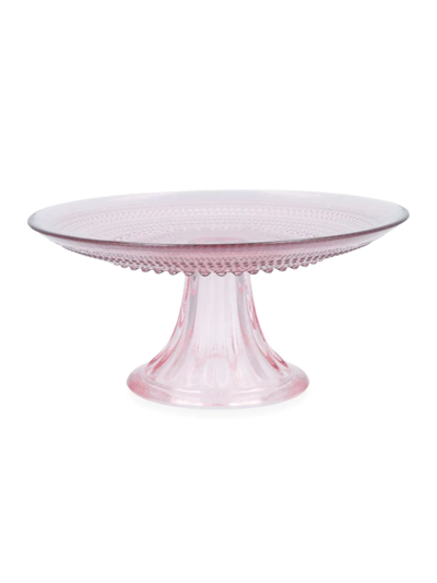 Fortessa Jupiter Cornflower Cake Stand In Pink