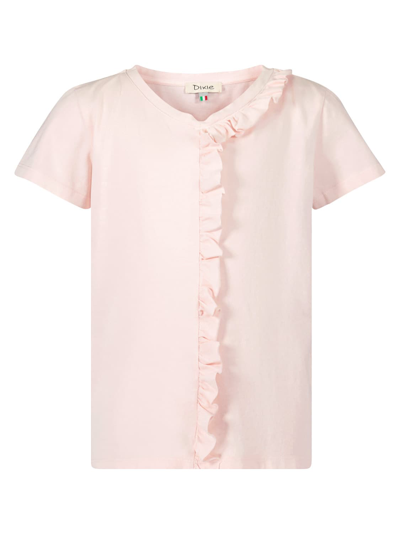 Dixie Kids T-shirt For Girls In Rosa