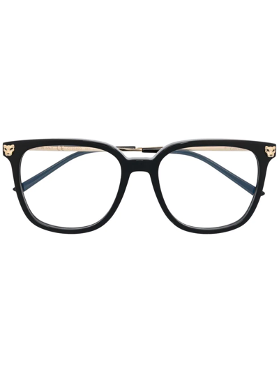 Cartier Wayfarer-frame Glasses In Gold