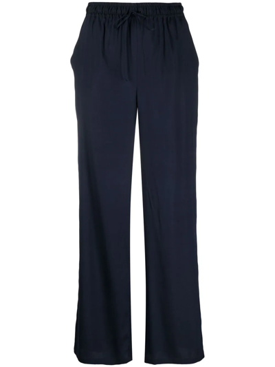 Paula Straight-leg Trousers In Blue