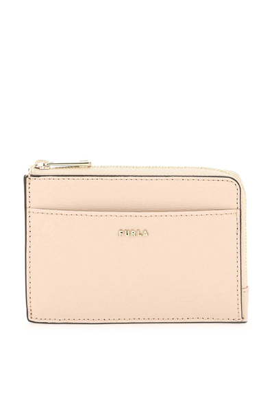 Furla Babylon Medium Card Case Pouch In Pink