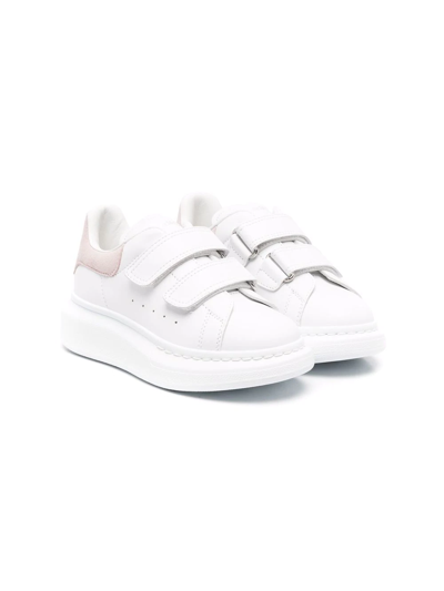 Alexander Mcqueen Kids' Oversize Low-top Sneakers In White