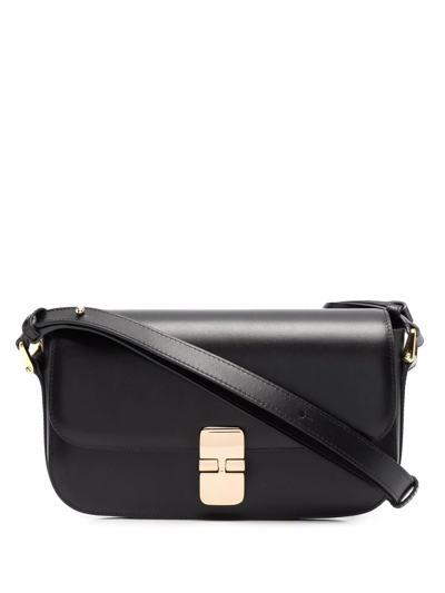 APC GRACE LEATHER SHOULDER BAG